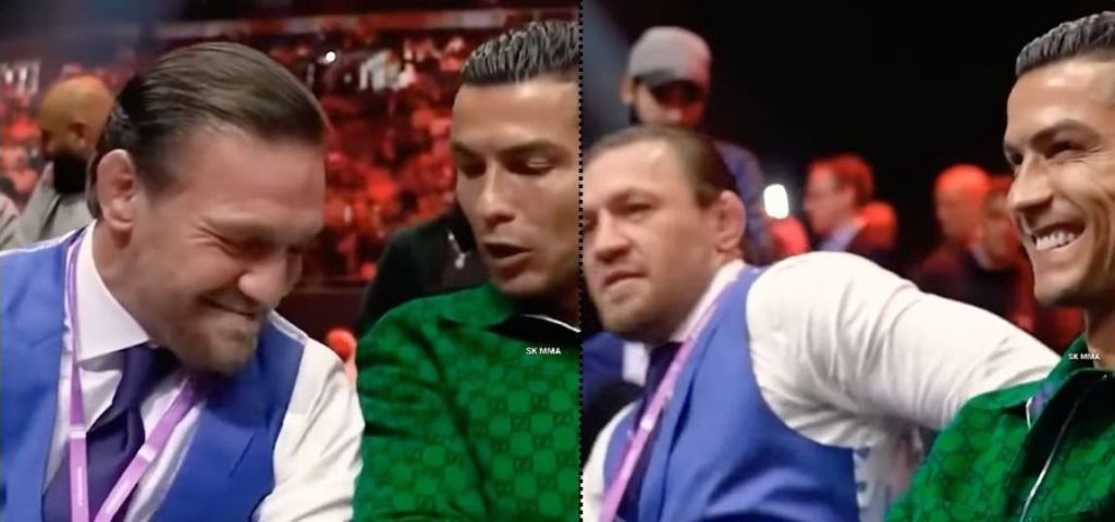 Conor McGregor and Cristiano Ronaldo compare watches after viral&nbsp;rant
